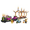 Lego® City 60357 Tovornjak za akrobacije in izziv ognjenih obročev