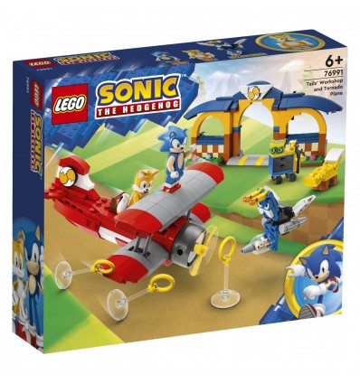 LEGO® Sonic 76991 Tailsova delavnica in letalo Tornado