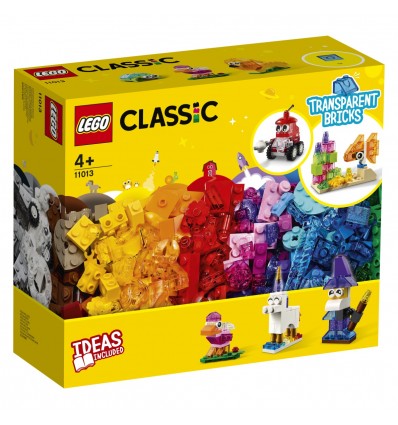 Lego® Classic 11013 ustvarjalne prosojne kocke