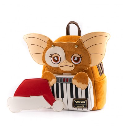 LOUNGEFLY GREMLINS GIZMO HOLIDAY COSPLAY W REMOVABLE HAT MINI NAHRBTNIK