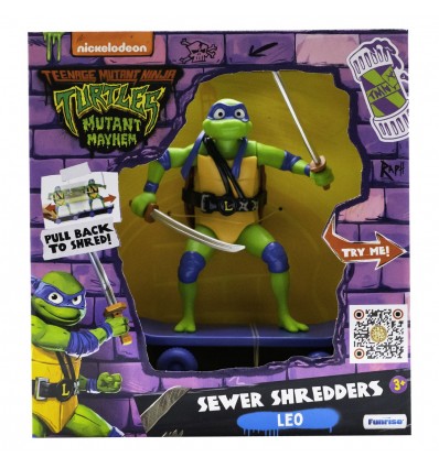 Funrise Teenage Mutant Ninja Turtles rolka 11 cm Sewer Shredders TMNT 4 sort