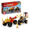 Lego® Ninjago® 71789 Spopad med Kaijem v avtu in Rasom na motorju