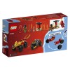 Lego® Ninjago® 71789 Spopad med Kaijem v avtu in Rasom na motorju