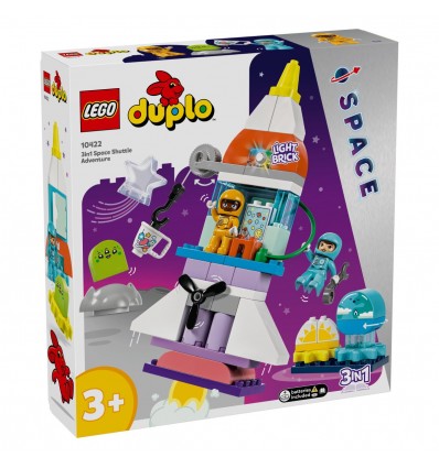 Lego® Duplo® 10422 3v1 Dogodivščina z vesoljskim plovilom