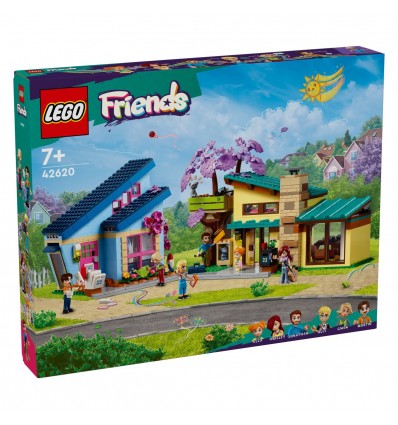 Lego® Friends 42620 Družinski hiši Ollyja in Paisley