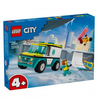 Lego® City 60403 Rešilni avto in bordar