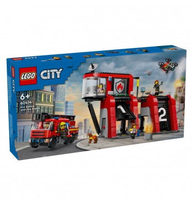 Lego® City 60414 Gasilska postaja z gasilskim vozilom