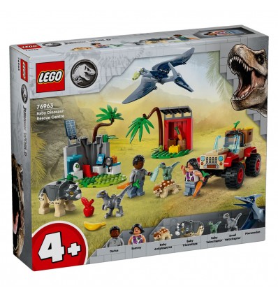 Lego® Jurassic World™ 76963 Reševalno središče za dinozavrske mladiče