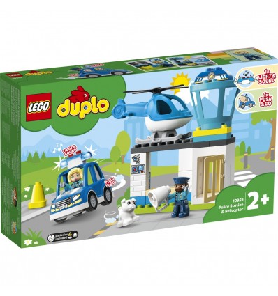 Lego® Duplo® 10959 Policijska postaja in helikopter