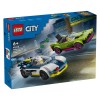 Lego® City 60415 Policijski avtomobil in avto z močnim motorjem