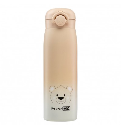 FreeON termo steklenička 480 ml medo beige