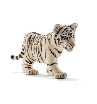 Tiger mladič bel 6,8cm x 2cm x 4cm