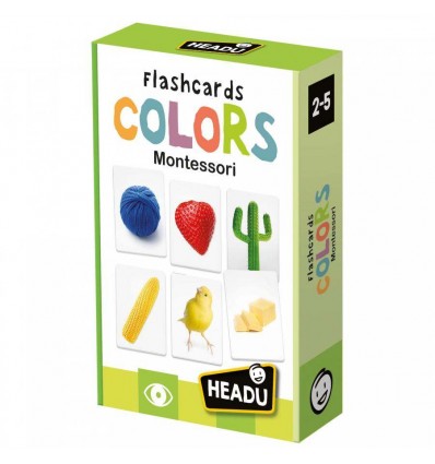 Headu Montessori kartice Barve