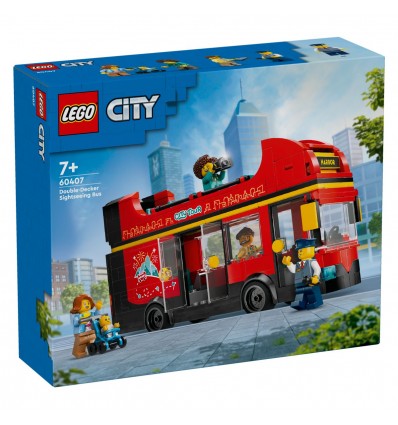 Lego® City 60407 Rdeči dvonadstropni turistični avtobus