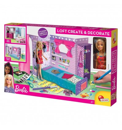 Lisciani Barbie set dizajniraj svoje stanovanje z Barbie punčko