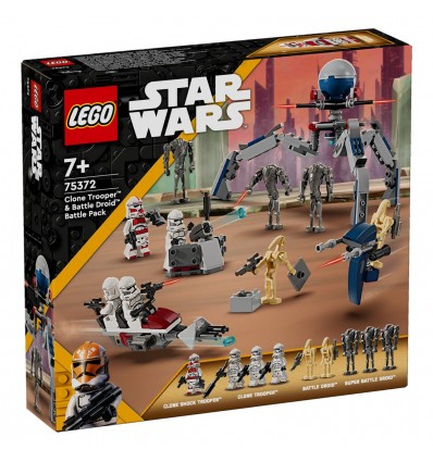 Lego® Star Wars™ 75372 Bojni paket Klonski bojevnik™ in Bojni droid™