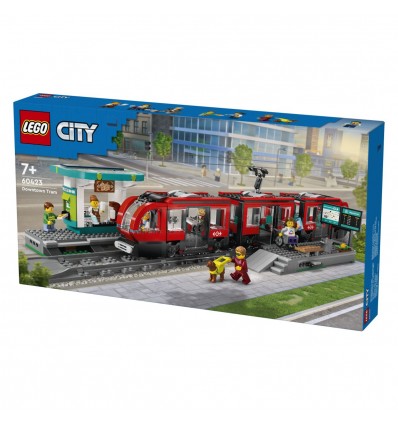 Lego® City 60423 Tramvaj s postajo