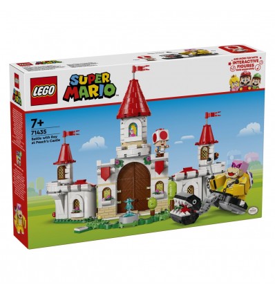 Lego® Super Mario™ 71435 Spopad z Royem na Peachinem™ gradu