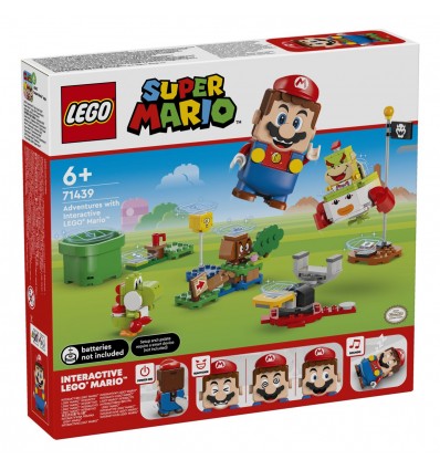 Lego® Super Mario™ 71439 Pustolovščine z interaktivno figuro LEGO® Mario™