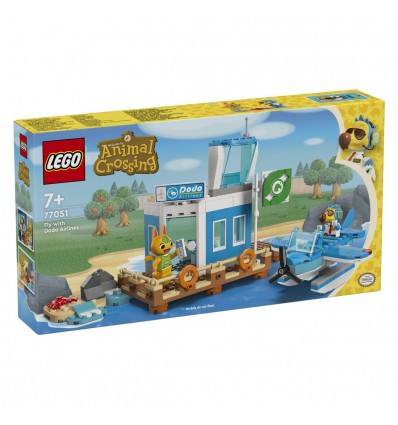 LEGO® Animal Crossing™  77051 Leti z letalsko družbo Dodo Airlines