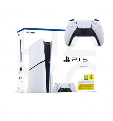 Konzola SONY Playstation 5 SLIM + PS5 DUALSENSE WHITE