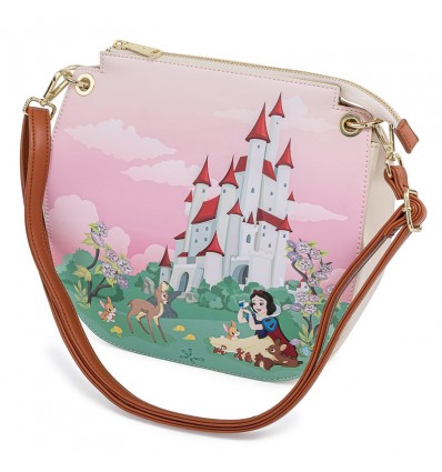 LOUNGEFLY DISNEY SNOW WHITE CASTLE SERIES CROSS BODY BAG TORBICA