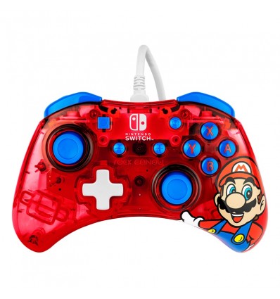 PDP NINTENDO SWITCH ŽIČNI KONTROLER ROCK CANDY MINI - MARIO