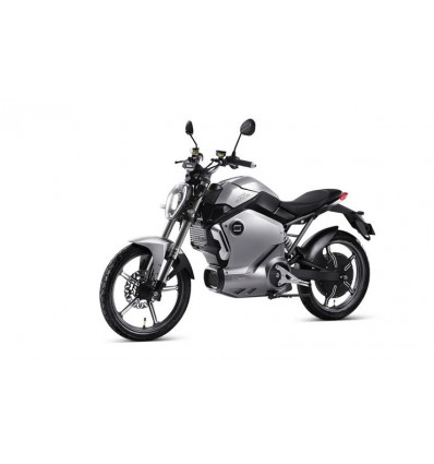 SUPER SOCO TS1200R električno motorno kolo srebrne barve