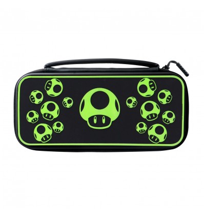 PDP NINTENDO SWITCH TRAVEL CASE PLUS - 1-UP GLOW IN THE DARK