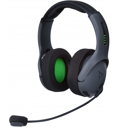 Brezžične slušalke PDP LVL50 Chat Headset za XBOX One sive barve