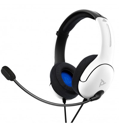 Slušalke PDP LVL40 Chat Headset za PS4/PS5 bele barve