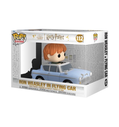 FUNKO POP RIDE SUP DLX: HARRY POTTER COS 20TH- RON WEASLY IN FLYING CAR