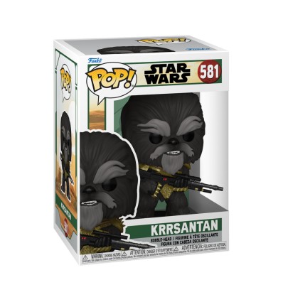 FUNKO POP: STAR WARS - BOOK OF BOBA FETT - KRRSANTAN W/BG