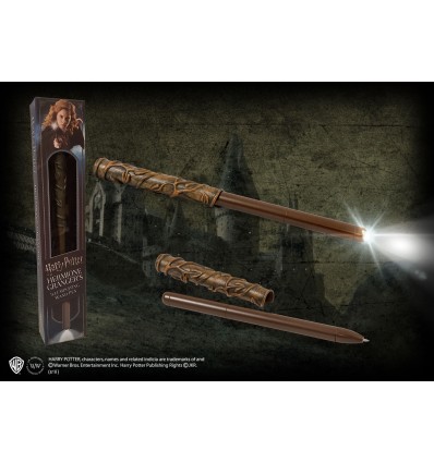 NOBLE COLLECTION - HARRY POTTER - WANDS - HERMIONE ILLUMINATING WAND PISALO