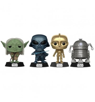 FUNKO POP STAR WARS: CONCEPT SERIES- 4PK