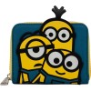 LOUNGEFLY MINION TRIPLE MINION BELLO ZIP AROUND DENARNICA