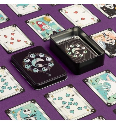 PALADONE NIGHTMARE BEFORE CHRISTMAS PLAYING CARDS IN A TIN