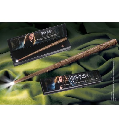 NOBLE COLLECTION - HARRY POTTER - WANDS - HERMIONE ILLUMINATING PALICA