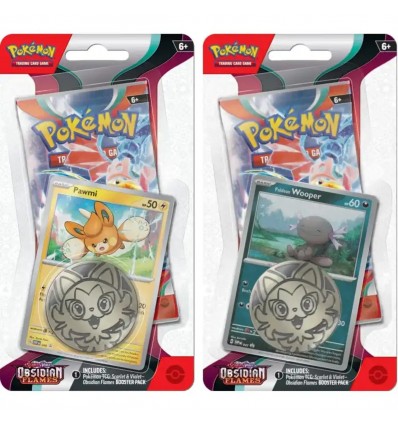 POKEMON TCG: SCARLET & VIOLET: OBSIDIAN FLAMES - CHECKLANE BLISTER