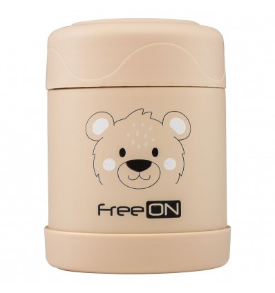 FreeON termo posoda 350 ml medo beige