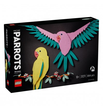 Lego® Art 31211 Zbirka živali – papigi makao