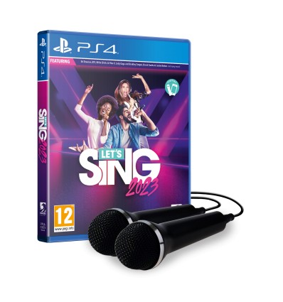 LET'S SING 2023 - DOUBLE MIC BUNDLE (Playstation 4)