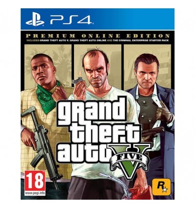 Grand Theft Auto V - Premium Online Edition (PS4)