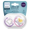 Avent tolažilna duda - silikon ultra air, 0-6m, ž, pingvin/ptica, 2/1