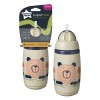 Tommee Tippee lonček s slamico in izolirni, 12m+, 266ml, gray