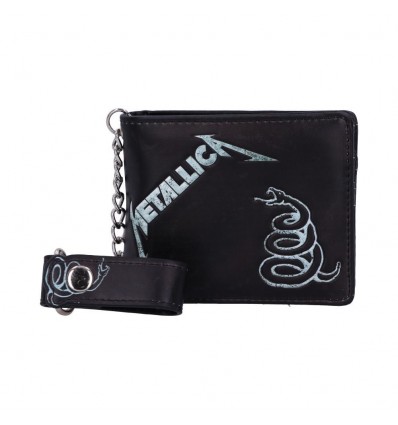 NEMESIS NOW METALLICA - BLACK ALBUM WALLET DENARNICA