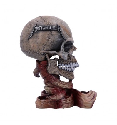 NEMESIS NOW METALLICA PUSHEAD SKULL 23.5CM