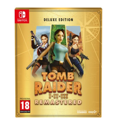 Tomb Raider I-III Remastered Starring Lara Croft - Deluxe Edition (Nintendo Switch)