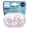 Avent tolažilna duda - silikon ultra air, 0-6m, ž, mama/metulj, 2/1