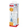 Nuk steklenička steklena FC+ 240 ml, 0-6 m